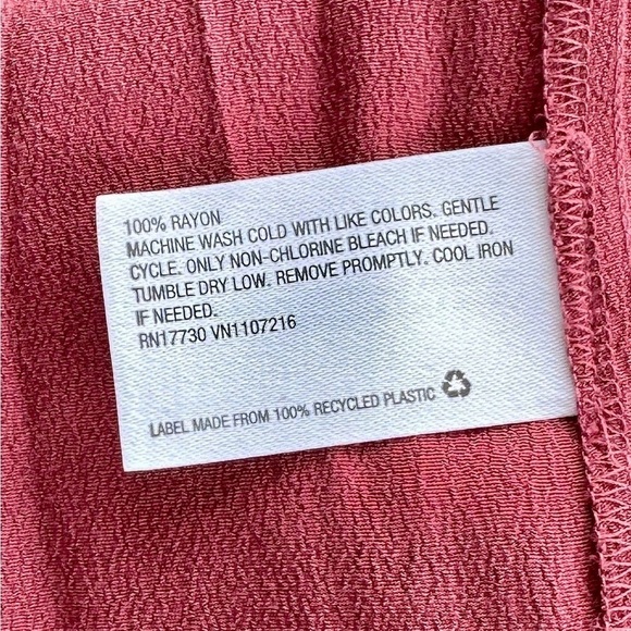 THE NINES, BY HATCH, NWT, MATERNITY TOP. IN DUSTY ROSE. SIZE M - Picture 9 of 9